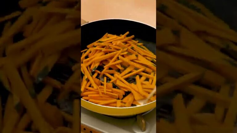 【カリほくっ】かぼちゃの塩バターきんぴらの作り方 #Shorts