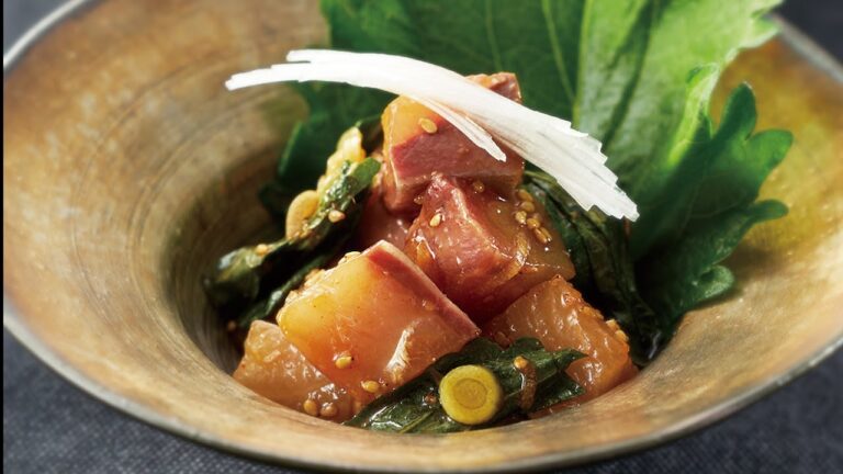 ぶりのユッケ風