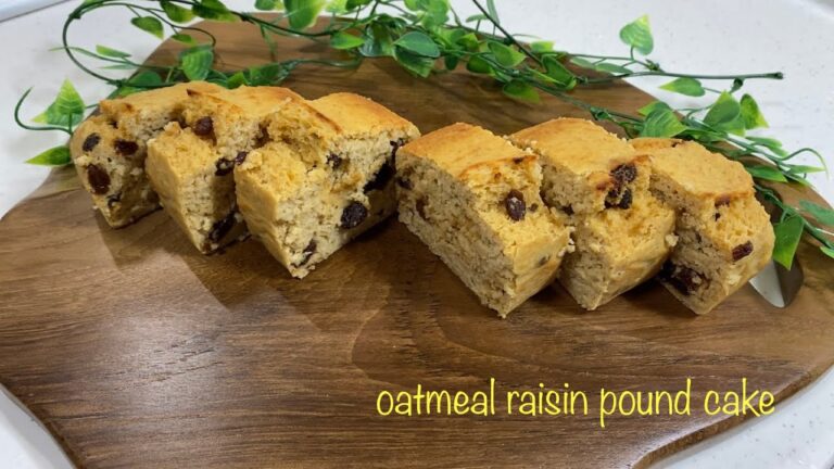 オートミールのレーズンケーキ／ダイエットにも／無添加おやつ