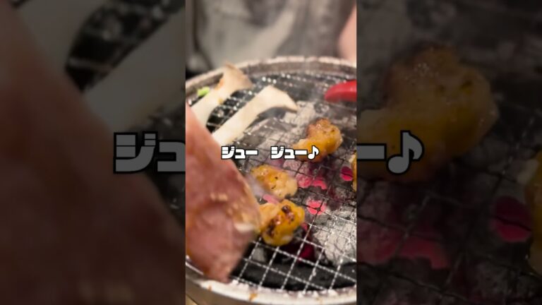 【脂と旨みがジュワジュワ〜🍖 とろけて無くなる🥩　噛めば噛むほど旨みがジュワ〜🍖】　炭火で焼く、新鮮なお肉が最高でごわす⭐️　「茨城を食す🎣　in つくば市」