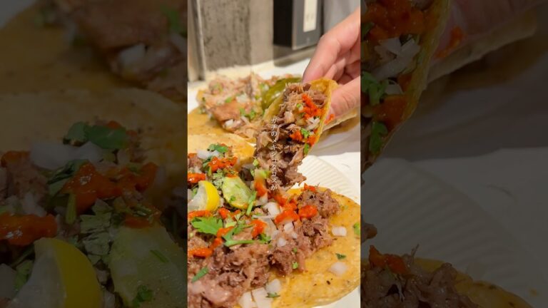 メキシコ屋台をそのまま再現したガチのメキシコタコス専門店🌮