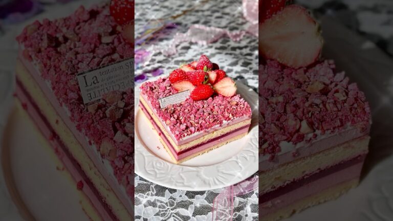 いちごで大人っぽケーキ作ってみました🍓🎂#vlog #ケーキ #cake #strawberry #いちごスイーツ