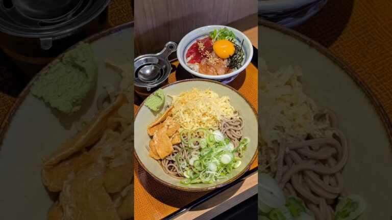 【岐阜】冷やしたぬき530円！づけ丼460円！早くて安くて旨い岐阜のソウルフード！#グルメ #shorts