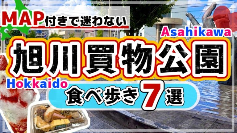 【絶対失敗しない★旭川食べ歩きグルメ7選★旭川平和通買物公園】