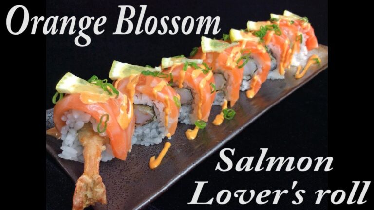 Orange Blossom roll   　米国発・サーモン好き一押しのスシロール。