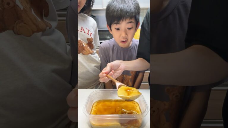 【あちゃぎん】材料3つ！超かんたんタッパープリン🍮　#かんあきチャンネル