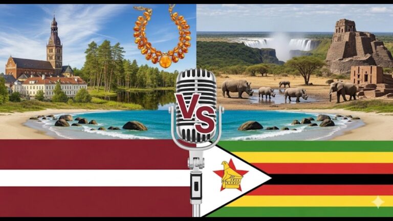 The Baltic Jewel vs. The Land of Stone: Latvia vs. Zimbabwe