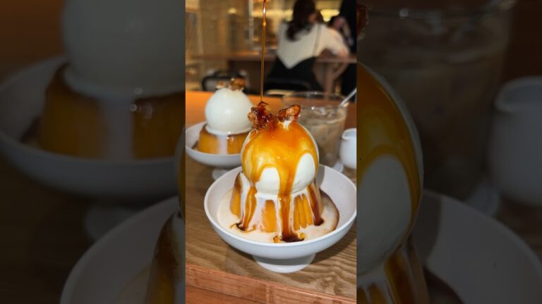 食欲の秋に食べてほしい絶品かぼちゃプリン🎃かぼちゃぺーストみたいなねっとり濃厚な味がたまらん！#shorts #東京グルメ #japanesefood #japan #プリン #pudding