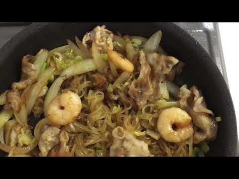 [東京メイ] 今日の晚餐:海老豚バラ春雨炒め