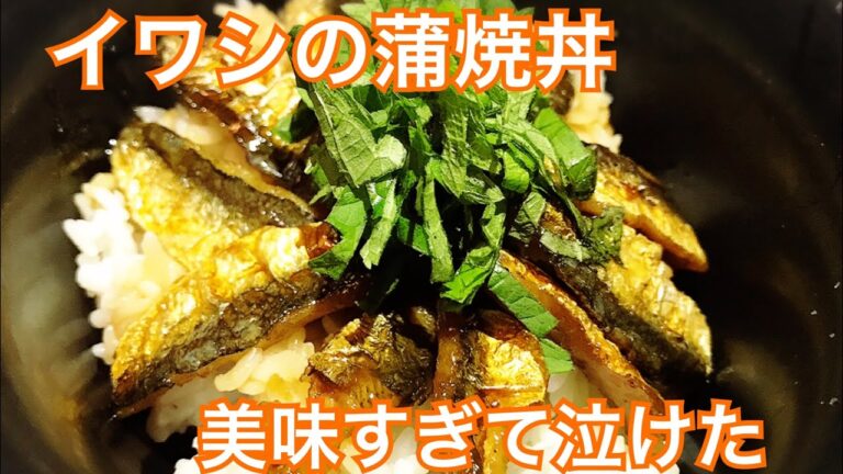 【イワシ料理】釣ってきた鰯を捌いてお造り、煮付け、蒲焼丼にして食べたら泣けるほど美味すぎた！
