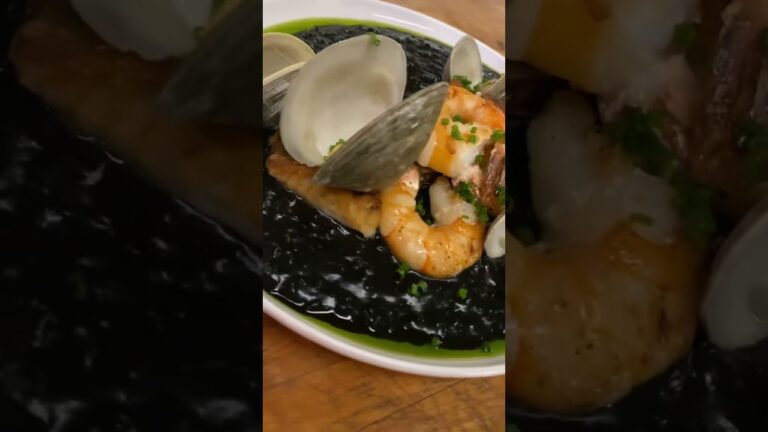 Squid Ink Risotto #reels