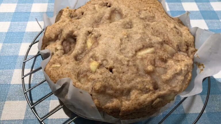 卵無し 梨🍐と林檎🍎の素朴な簡単ケーキ バター無しでダイエット中にも