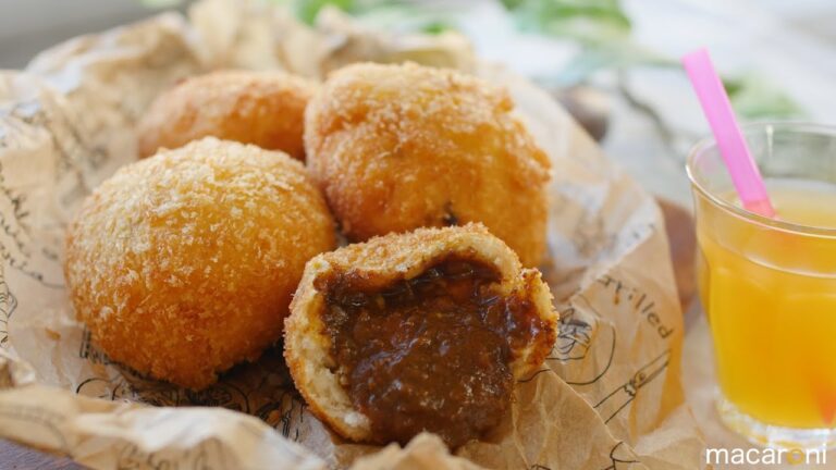 切り餅で むっちりサクとろ〜！ 簡単 もちもち カレーパンの レシピ 作り方