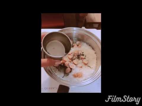 塩昆布とチョリソーの炊き込みご飯