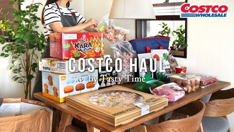 コストコ購入品と朝昼晩ご飯／冷凍やきそば弁当と牛すじ和風カレー、もしもの備えで整える暮らし