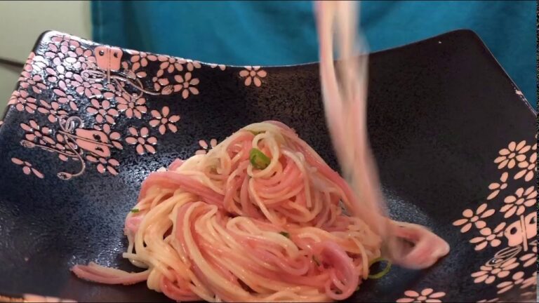 1品.com  明太子のごま油和え素麺♪