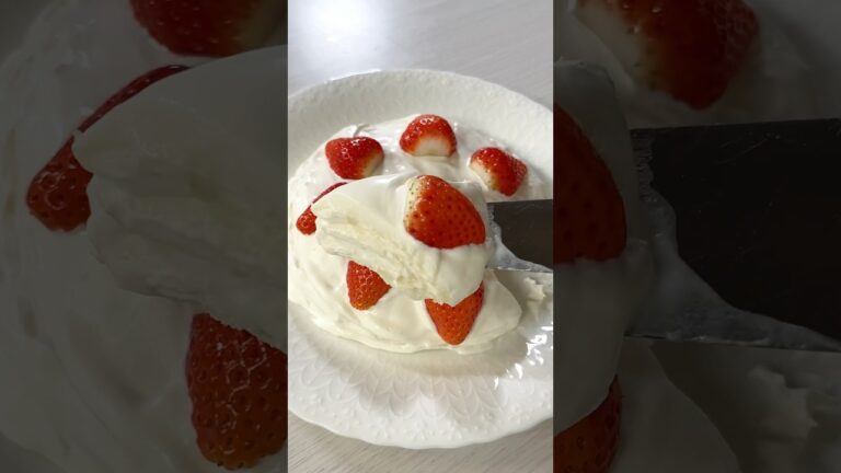 1000万再生されたミルクレープ🍰ライスペーパーで簡単！白砂糖なし