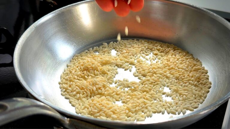 米は洗うな！生米から作る【トマトリゾット】一生使える基本の美味しい作り方