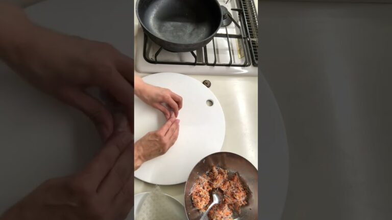 ベトナム風の生春巻きを揚げてみた#shorts