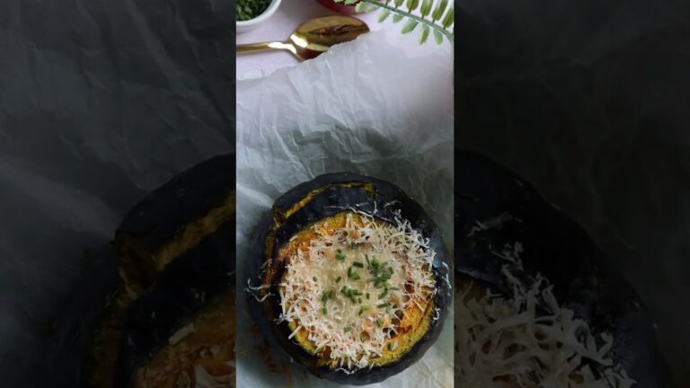 Veggie Pot Pie Stuffed Pumpkin #shorts