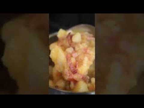 ジャガイモを煮崩したメチャうまパスタ　＃shorts #パスタ