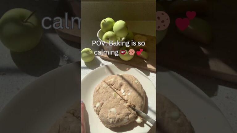 Make apple caramel scones with me! 🍏🥣✨ #bakingideas #dessert #apple #caramel #cinnamon