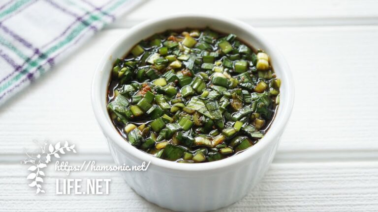 【万能ニラだれの作り方】相葉マナブで話題の万能調味料の作り方【切って混ぜるだけ簡単！】