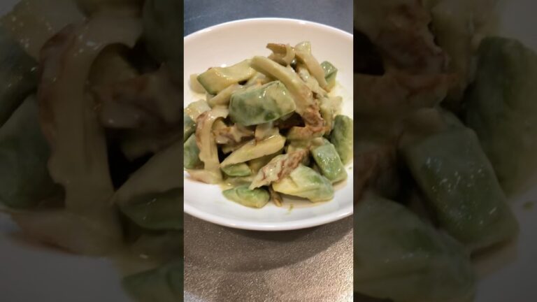 アボカドとちくわのマヨポンサラダ作っていくぅ！