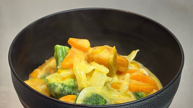 🥢簡単で美味しい！かぼちゃのクリームシチューno作り方