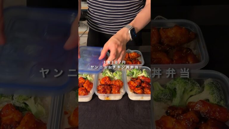 【1食187円】ヤンニョムチキン丼弁当