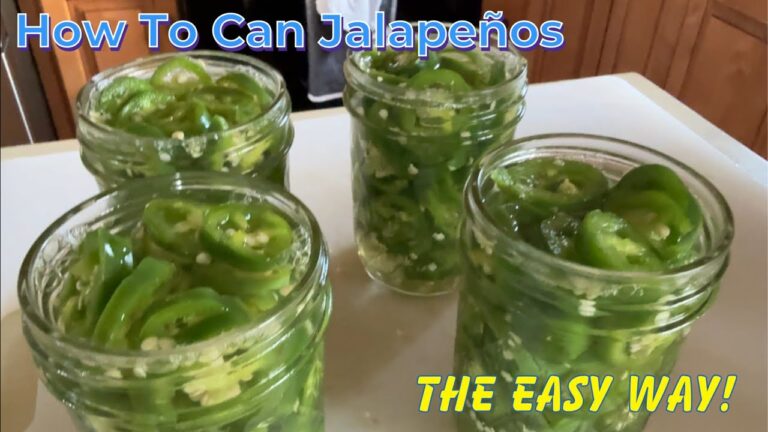 ハラペーニョを簡単に缶詰にする方法！