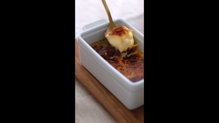 準備10分本格クレームブリュレ。本編はチャンネルから #Shorts