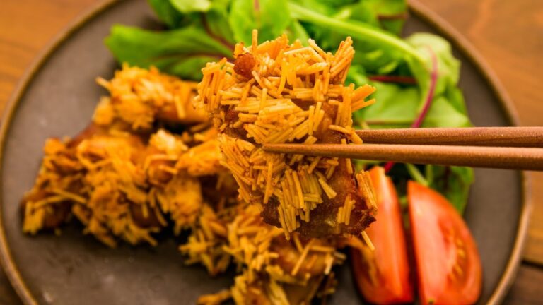 パリッパリ食感！そうめん衣deから揚げ