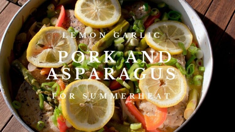 【メイン料理】夏バテ対策♫ビタミンたっぷり美味しいレモンガーリックとポークの作り方♪自然に育てられた豚のレシピ♪