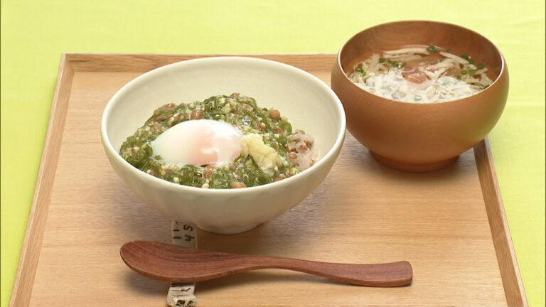 【3分クッキング公式】3種ネバネバ丼／即席梅スープ