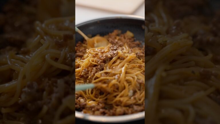 簡単うまい正義『ワンパンボロネーゼ』 #簡単レシピ