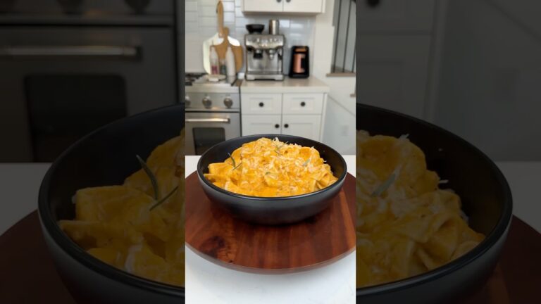 Creamy butternut squash pappardelle Who needs Alfredo when you can have THIS? #gourmetghetto #recipe