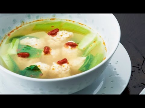 イカだんごのサンラータン風