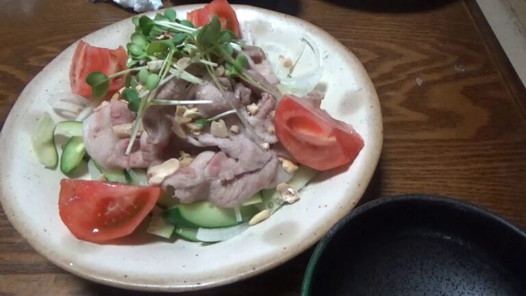 冷しゃぶサラダの作り方