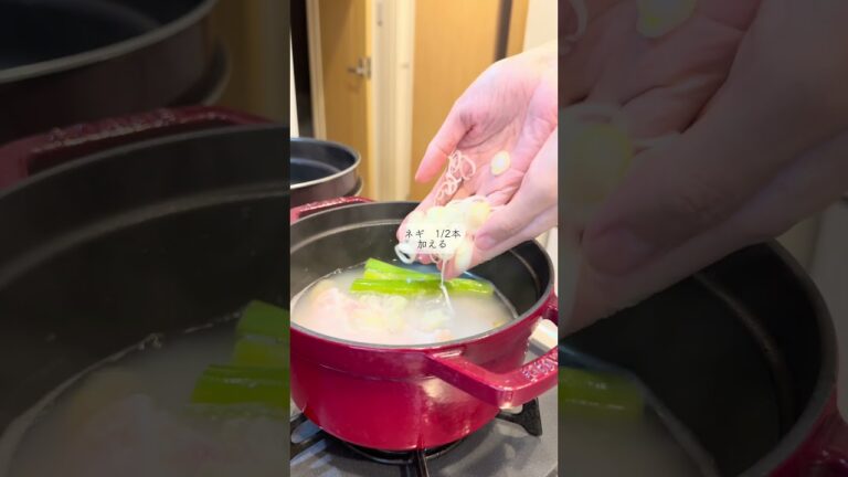 【夏バテ？気だるい日こそ、これで整う参鶏湯風スープ🐓】 #簡単レシピ#shoerts  #料理＃スープ