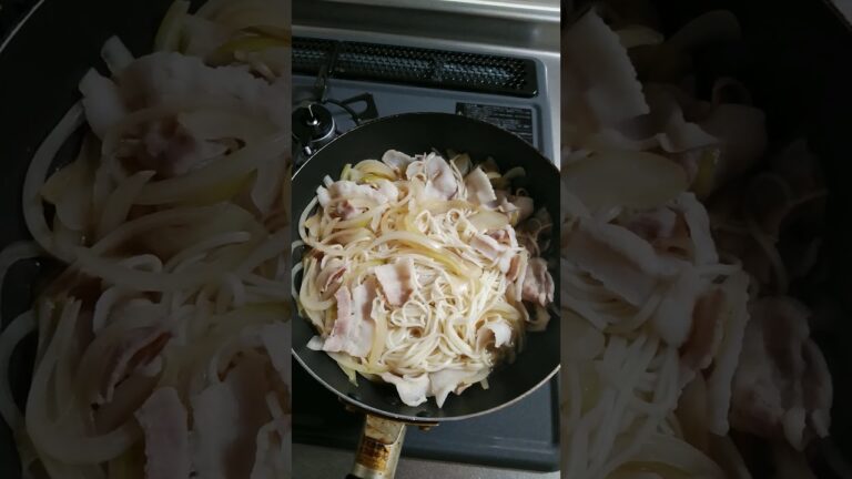 豚肉と玉ねぎのそうめんです