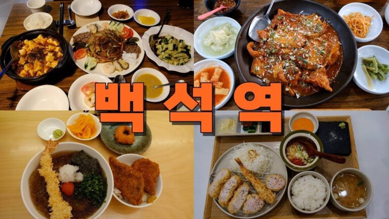 일산동구 백석동 맛집 Best 10