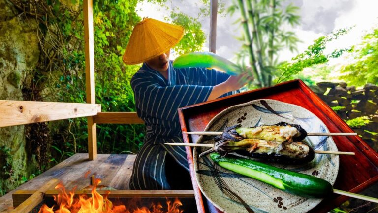 【夏の風物詩】きゅうりの一本漬けと焼き茄子 | How to cook Pickled Cucumber & Grilled Eggplant