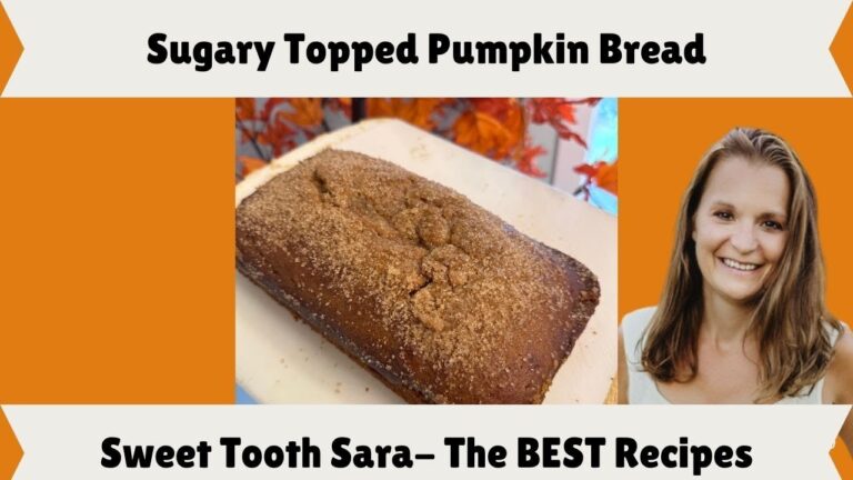 砂糖たっぷりパンプキンブレッド | 甘党サラ | ワンボウルレシピ