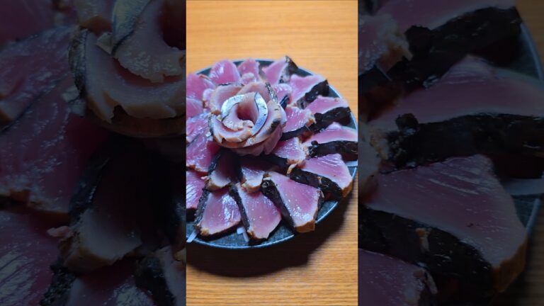 藁焼きカツオのたたきを家で作ったら美味すぎた #カツオ #魚料理 #魚の捌き方