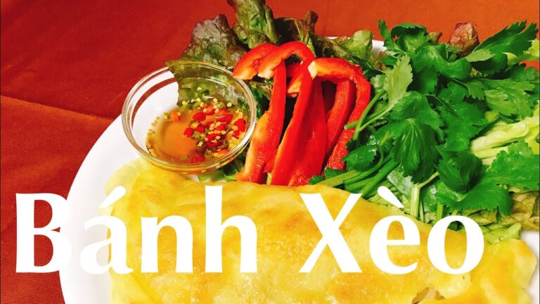 米粉とココナッツミルクのクレープ【Bánh Xèo】【バイン セオ】