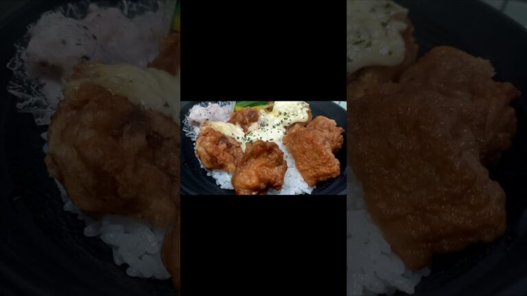 何で謎なんやろ？( ・д・)『醤油鶏辛と甘酢生姜タルタル謎唐丼』ファミリーマート #shorts