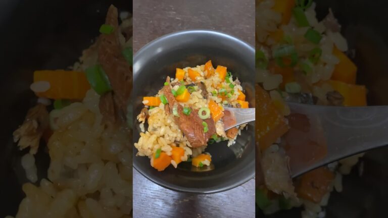 缶詰め入れるだけだから超楽ちん‼️『サンマの炊き込みごはん』 #レシピ #料理 #簡単レシピ #ご飯 #グルメ