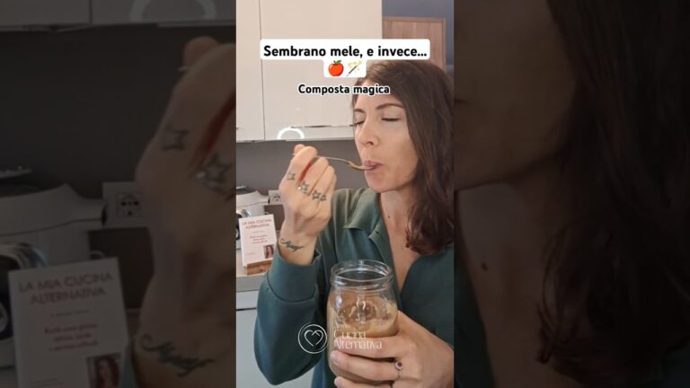 🍎🪄 COMPOSTA MAGICA | Sembrano mele, e invece... #composta #lowcarb #ricetta #italianfood
