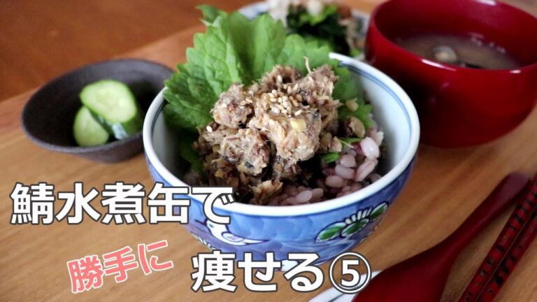 【鯖水煮缶】で勝手に痩せる美味しいレシピ【鯖の佃煮】鯖を食べると痩せホルモンが！？役に立つかはしらんけど第５弾！【常備菜】